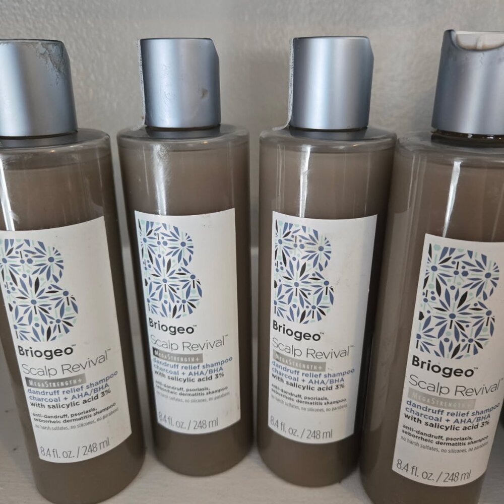 Briogeo Scalp Revival Mega Strength+ Dandruff Shampoo --4 Pack - Picture 2 of 2